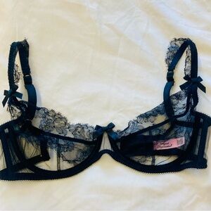 Agent Provocateur NWOT black Lace Bra Sz 34 DD